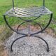 Serie de 6 chaises en acier