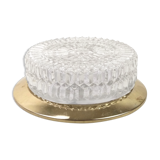 Plafonnier chiselled glass