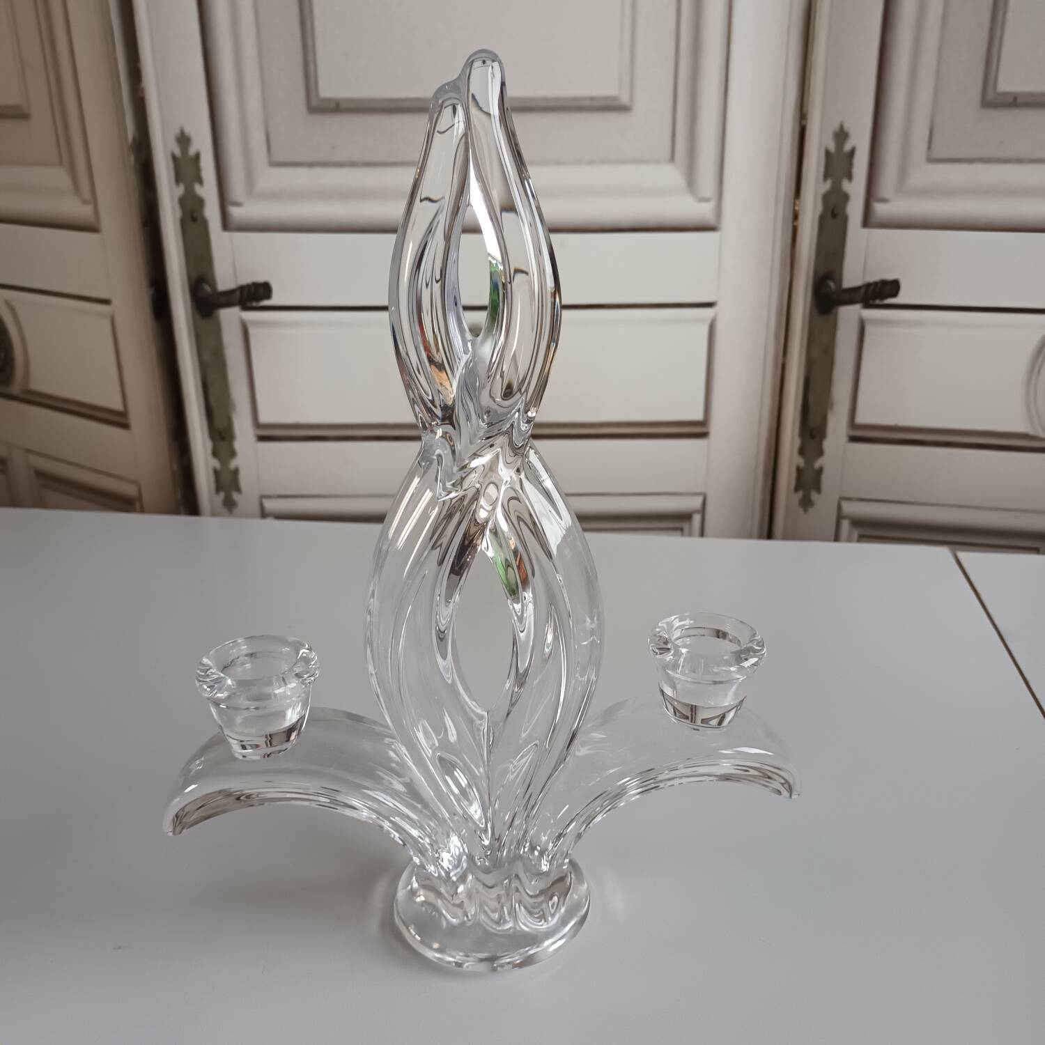 Bougeoir en cristal