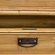 Art nouveau style baltic pine chest of drawers with mirror