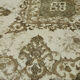 Handmade oriental unique 1980s 280 cm x 385 cm beige wool carpet