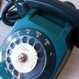 Blue S 63 rotary phone