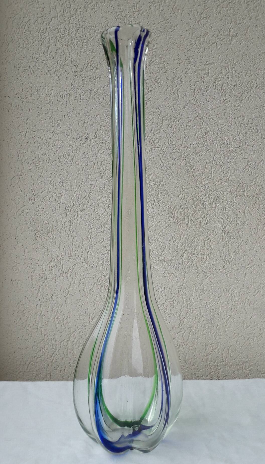 Murano glass soliflore vase