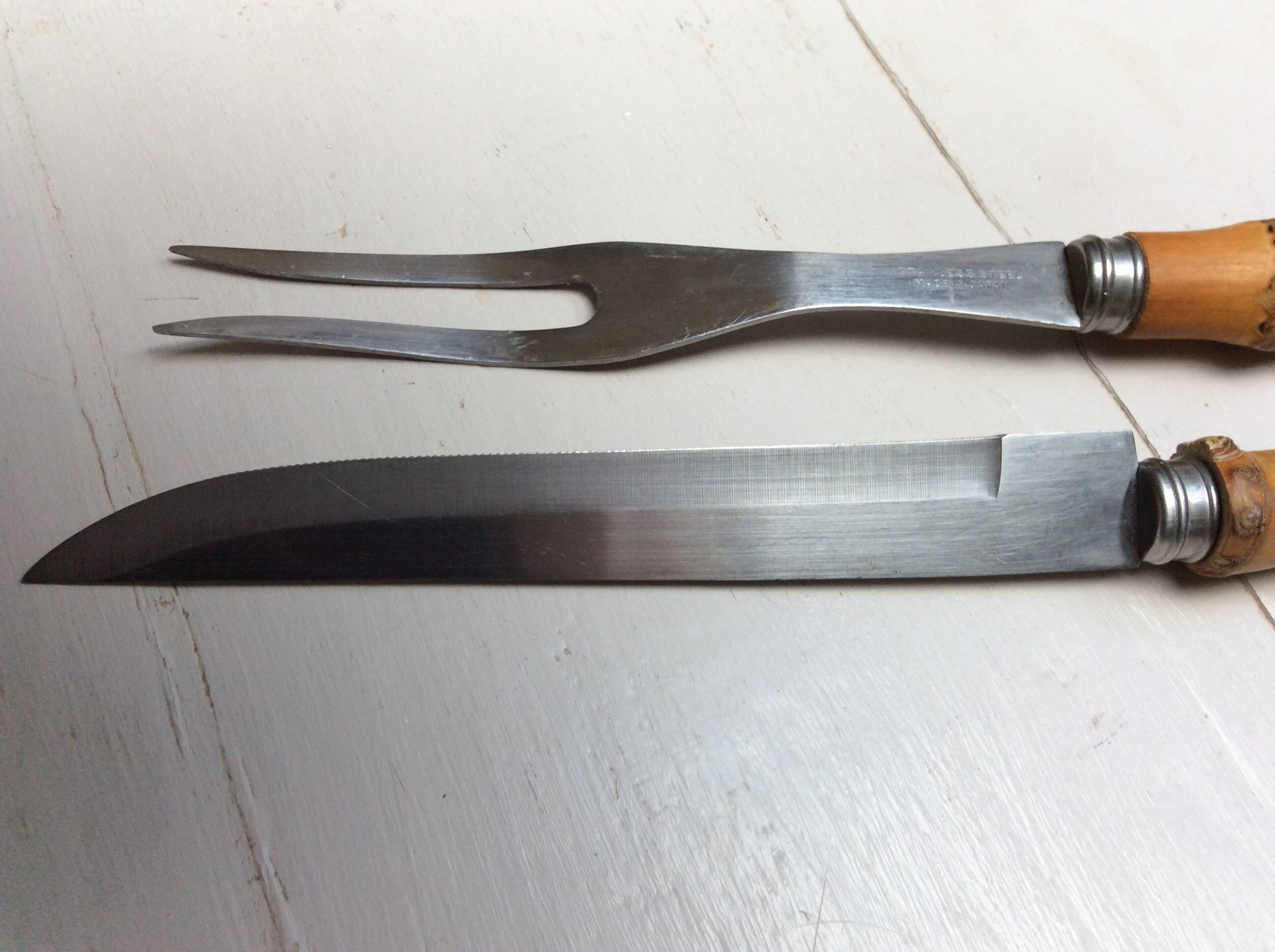 Bamboo cutting cutlery