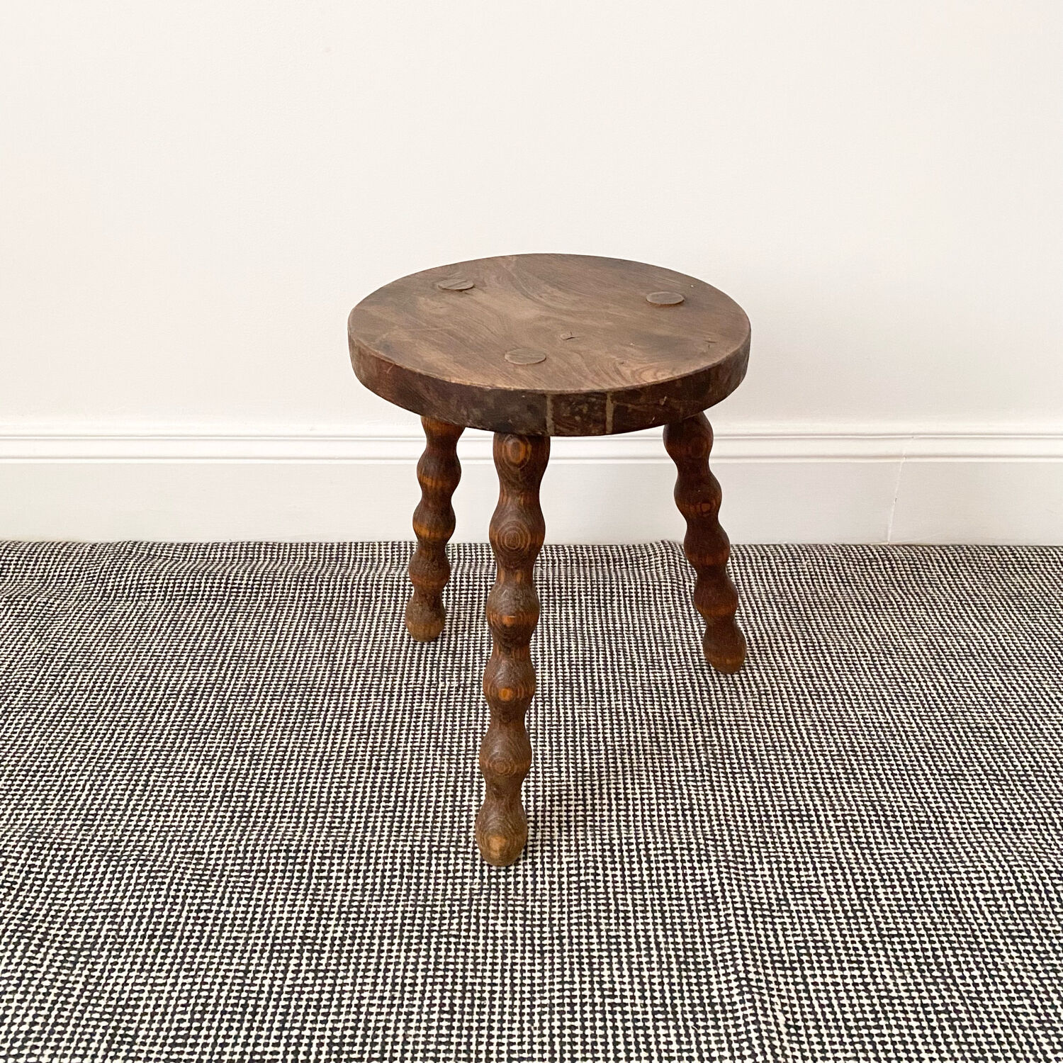 Vintage tripod stool