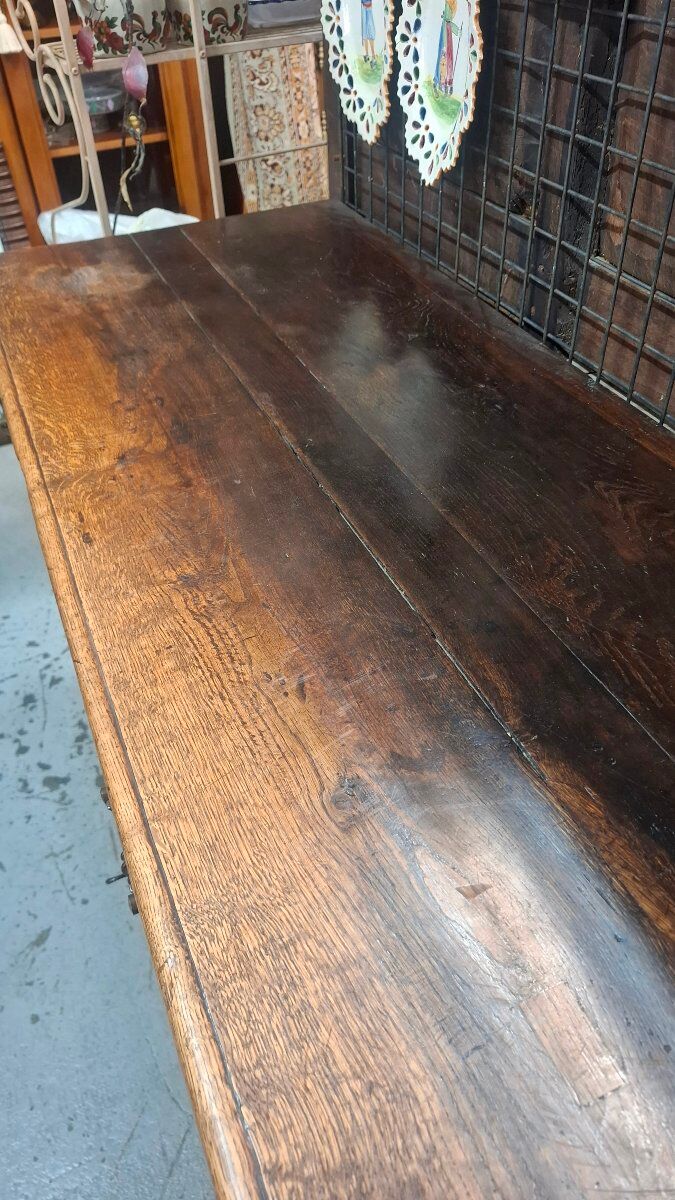 Low oak sideboard