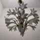 Midcentury Murano Glass Flower Chandelier by Franco Luce