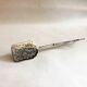 Wrought silver plated cake clips