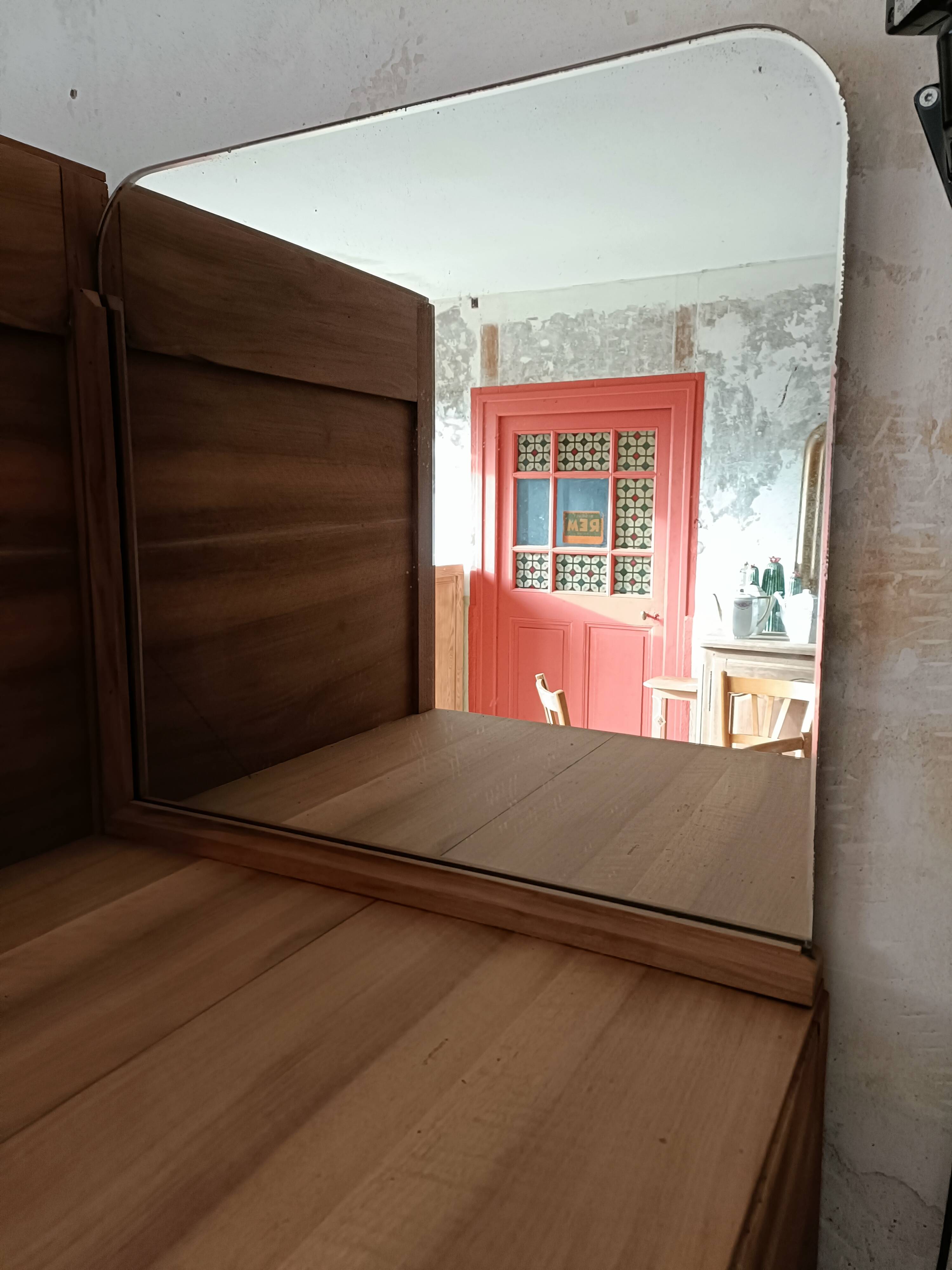 Renovated asymmetrical Art Deco wardrobe/cupboard