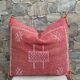 Cactus silk cushion cover: Handwoven Moroccan Sabra cushion