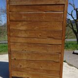 Louis Philippe wardrobe in solid elm