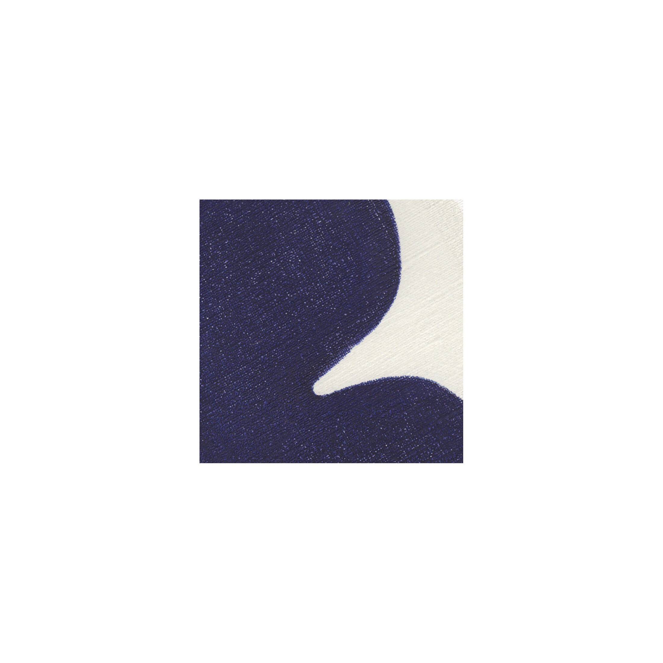 Abstract painting 30x40cm contemporary illustration blue signed Eawy