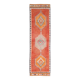 3x11 Peach Orange Handmade Wool Runner Rug, 95x337Cm