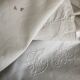 Old hemp cloth, MONOGRAM TA