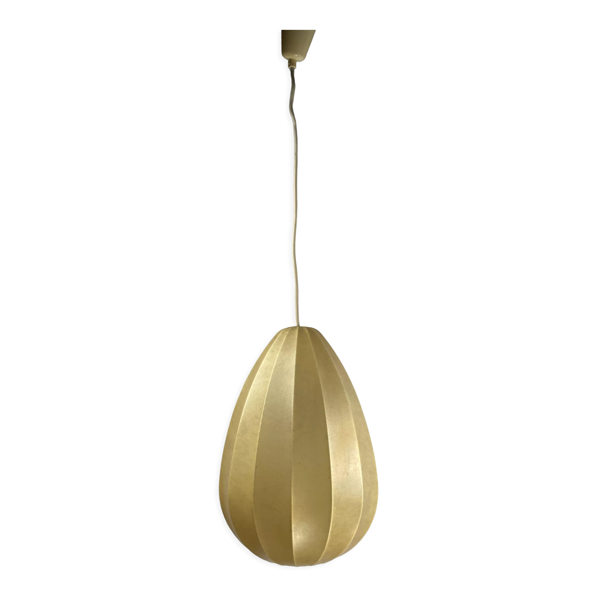 Cocoon space age lantern pendant, Germany 1960s