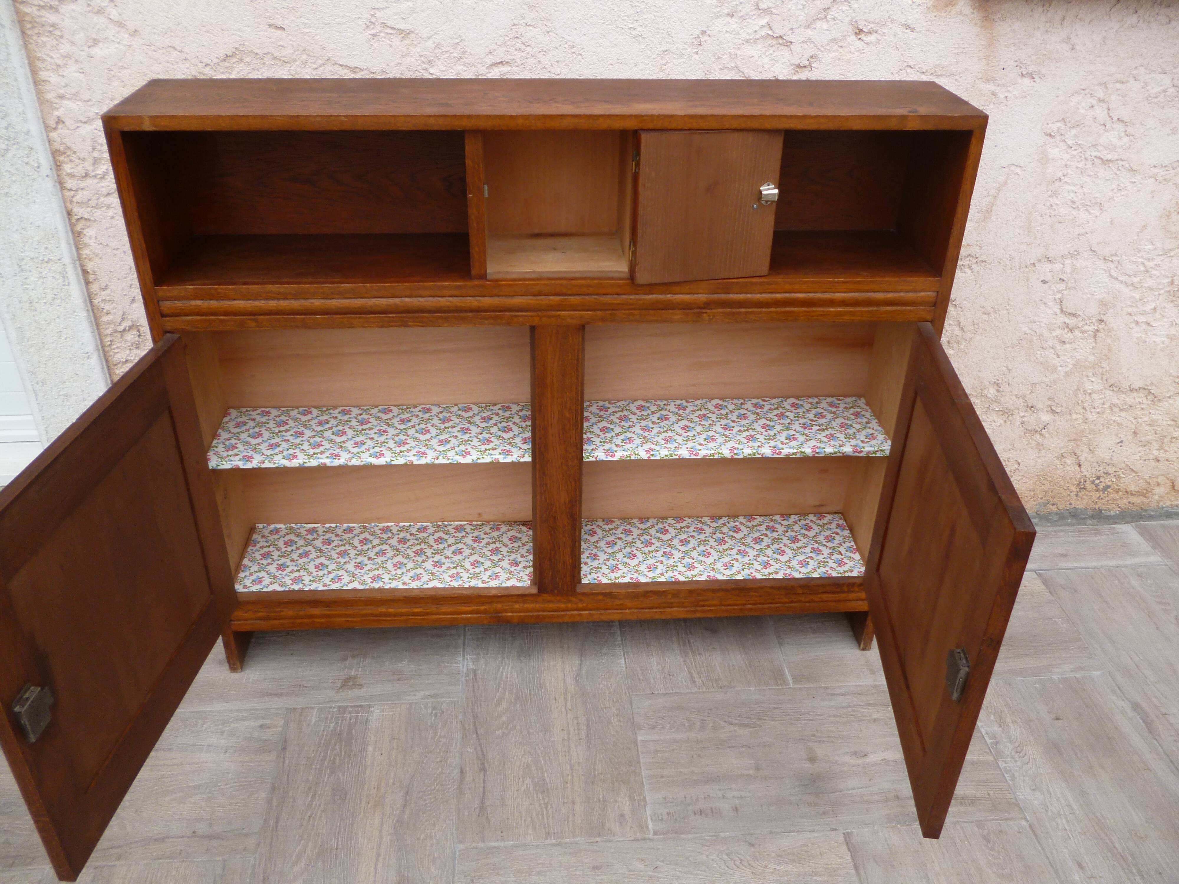 Art Deco massive antique console furniture