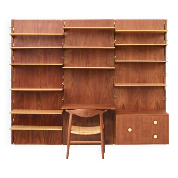 BO71 modular teak bookcase by Finn Juhl
