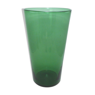 Vase floor green glass