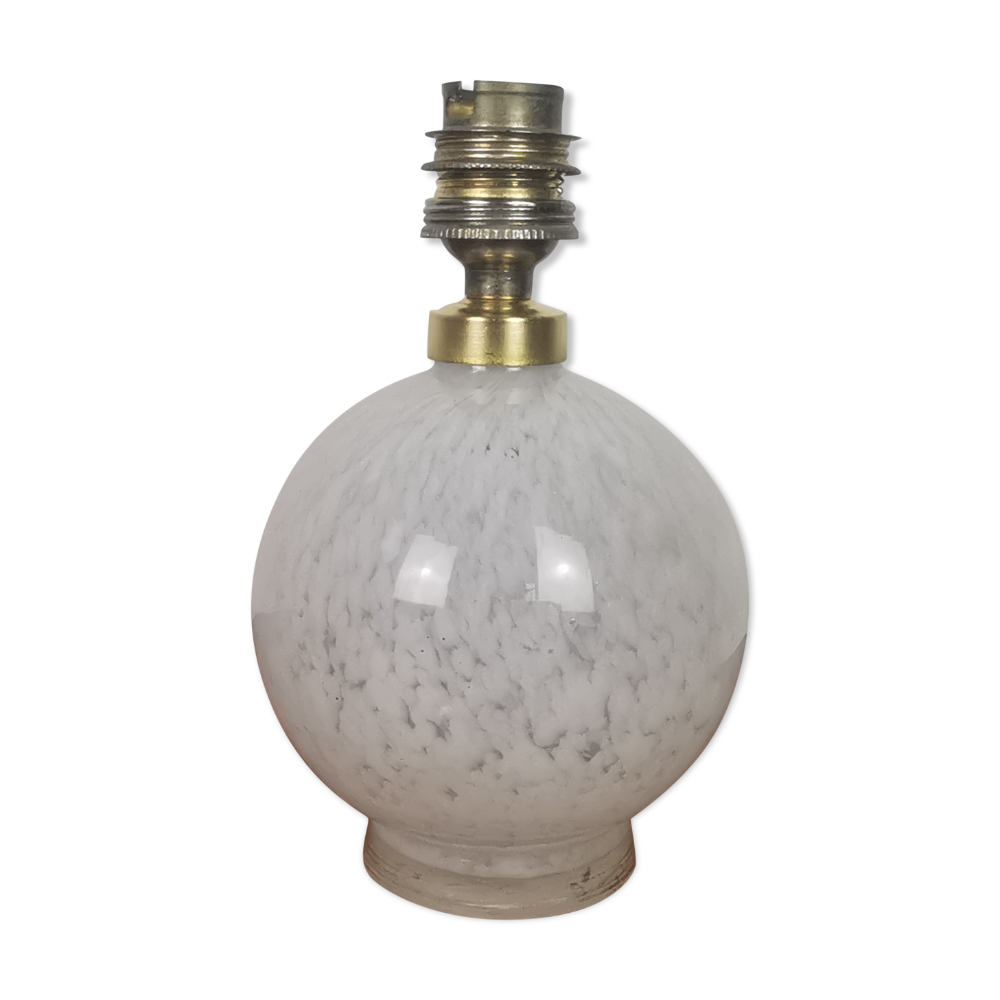 Clichy glass lamp foot