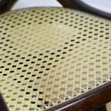 Rocking chair on runners, original brown, 1970s - very good condition