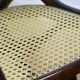 Chaise berçante sur patins, marron d'origine, années 1970 - très bon état