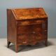 Cabinet secrétaire ancien à abattant en bois de rose, 9 tiroirs, XVIIIe siècle