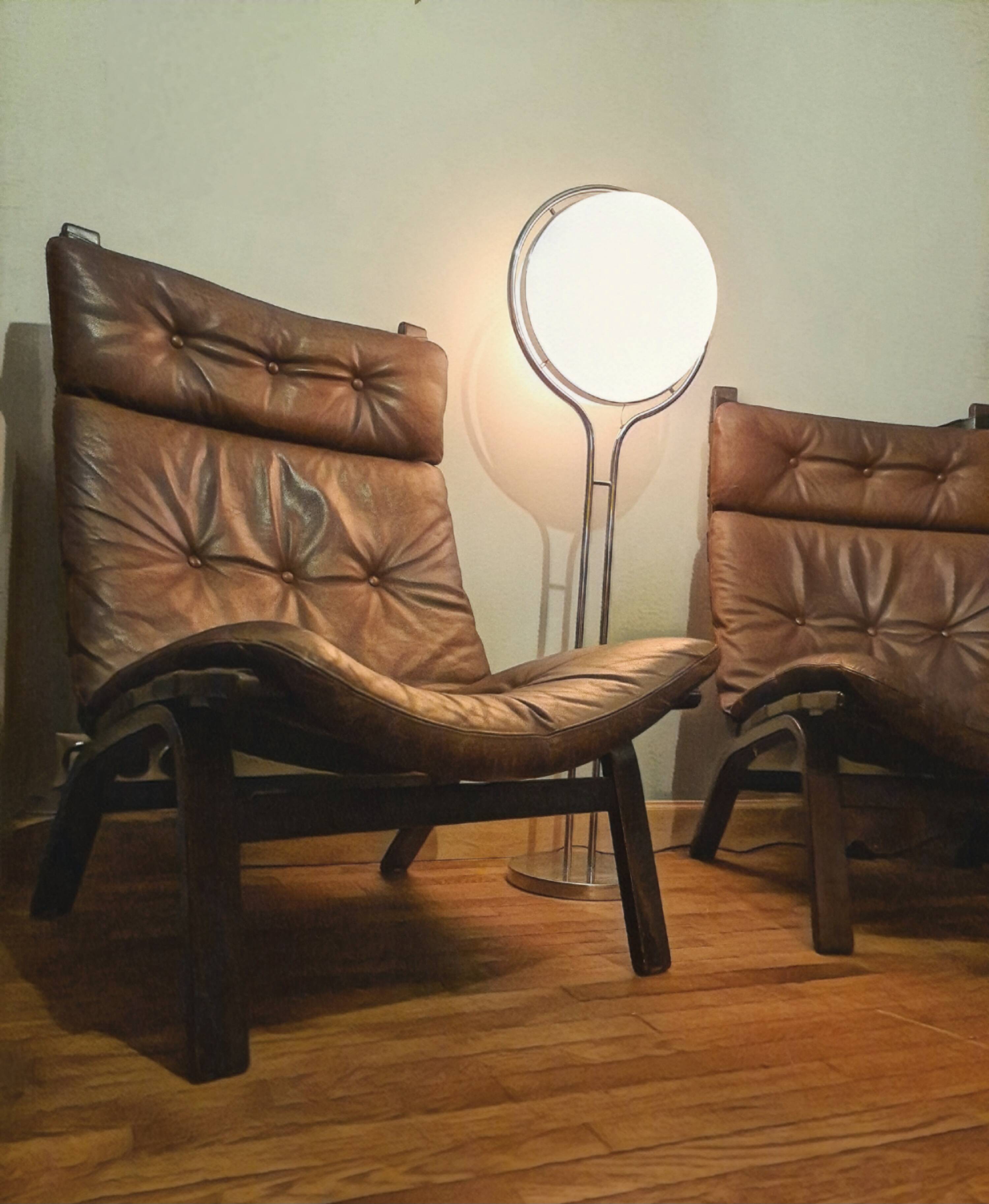 Paire de Lounge Chair Farstrup  1970