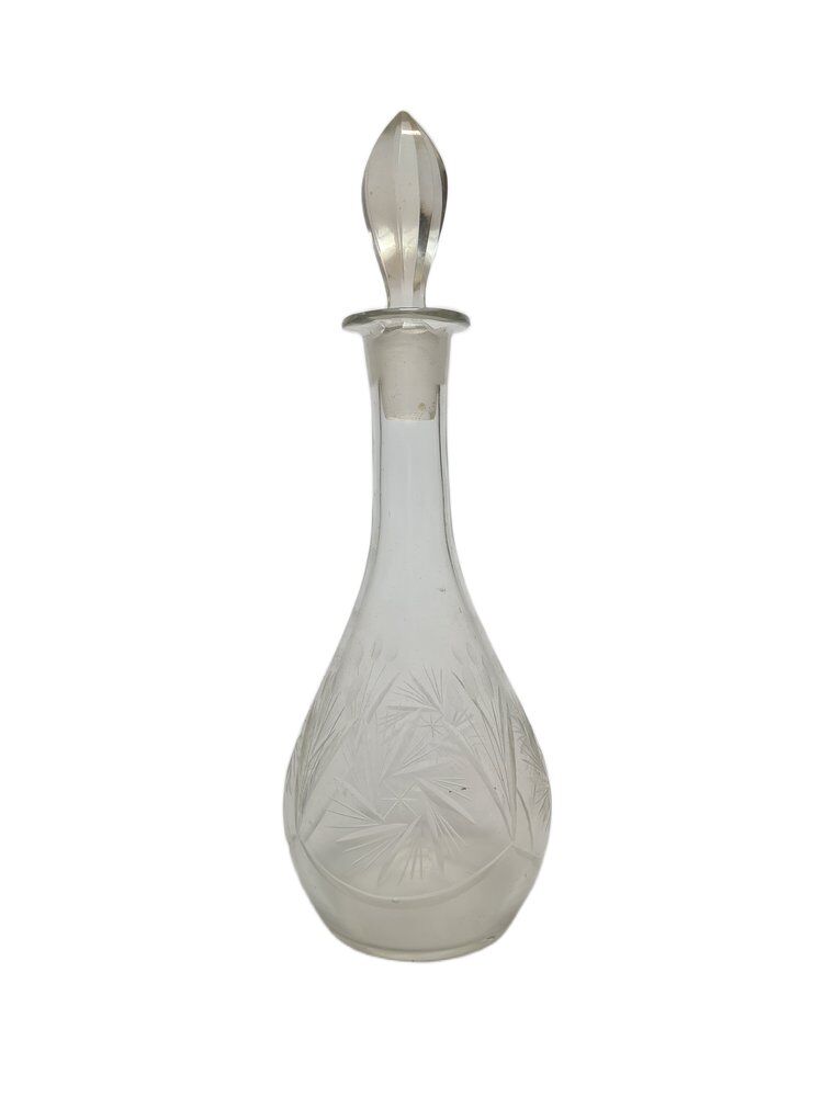 Art Deco crystal carafe, Germany, 1900s