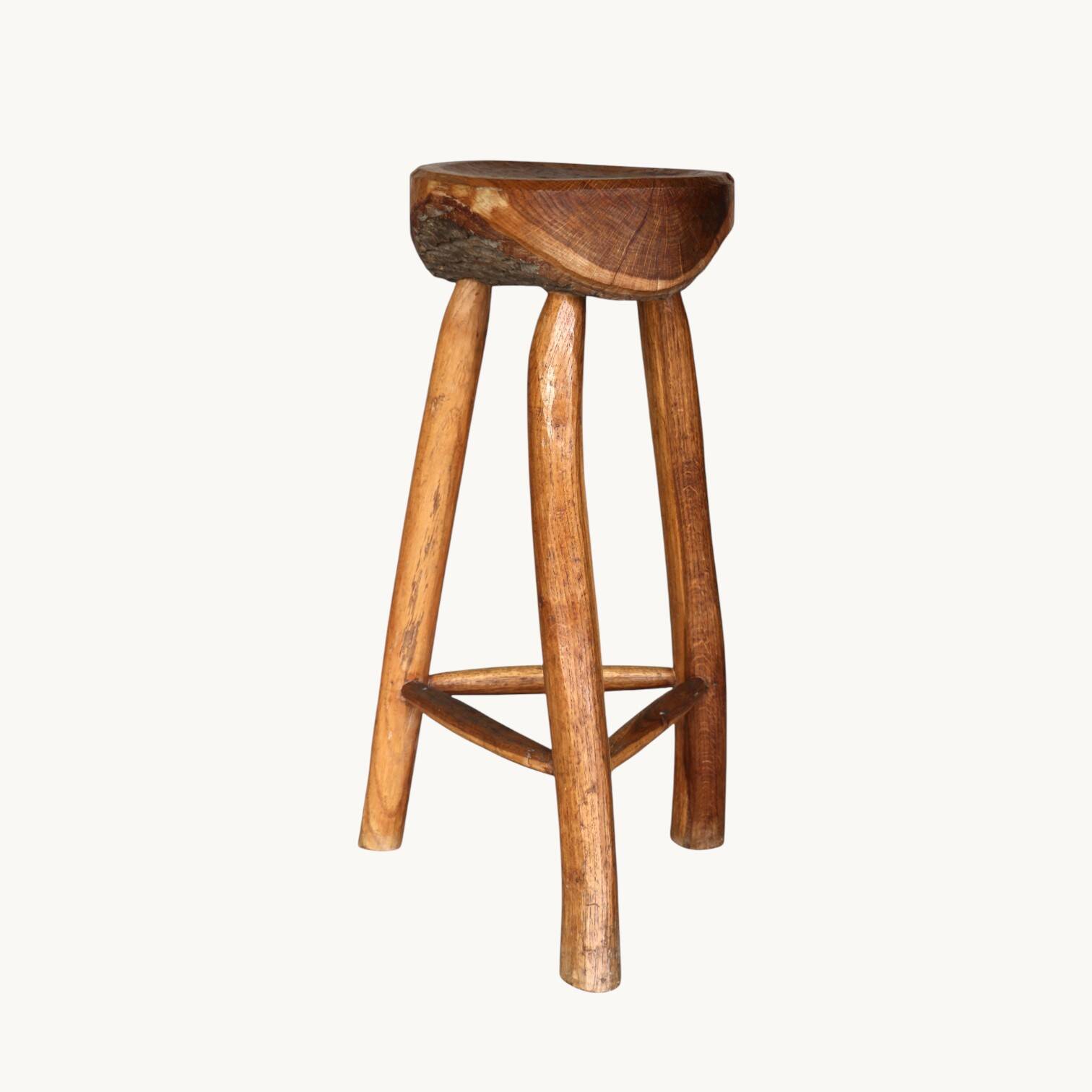A set of three stools, France 1960s.