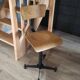 Chaise industrielle d'atelier