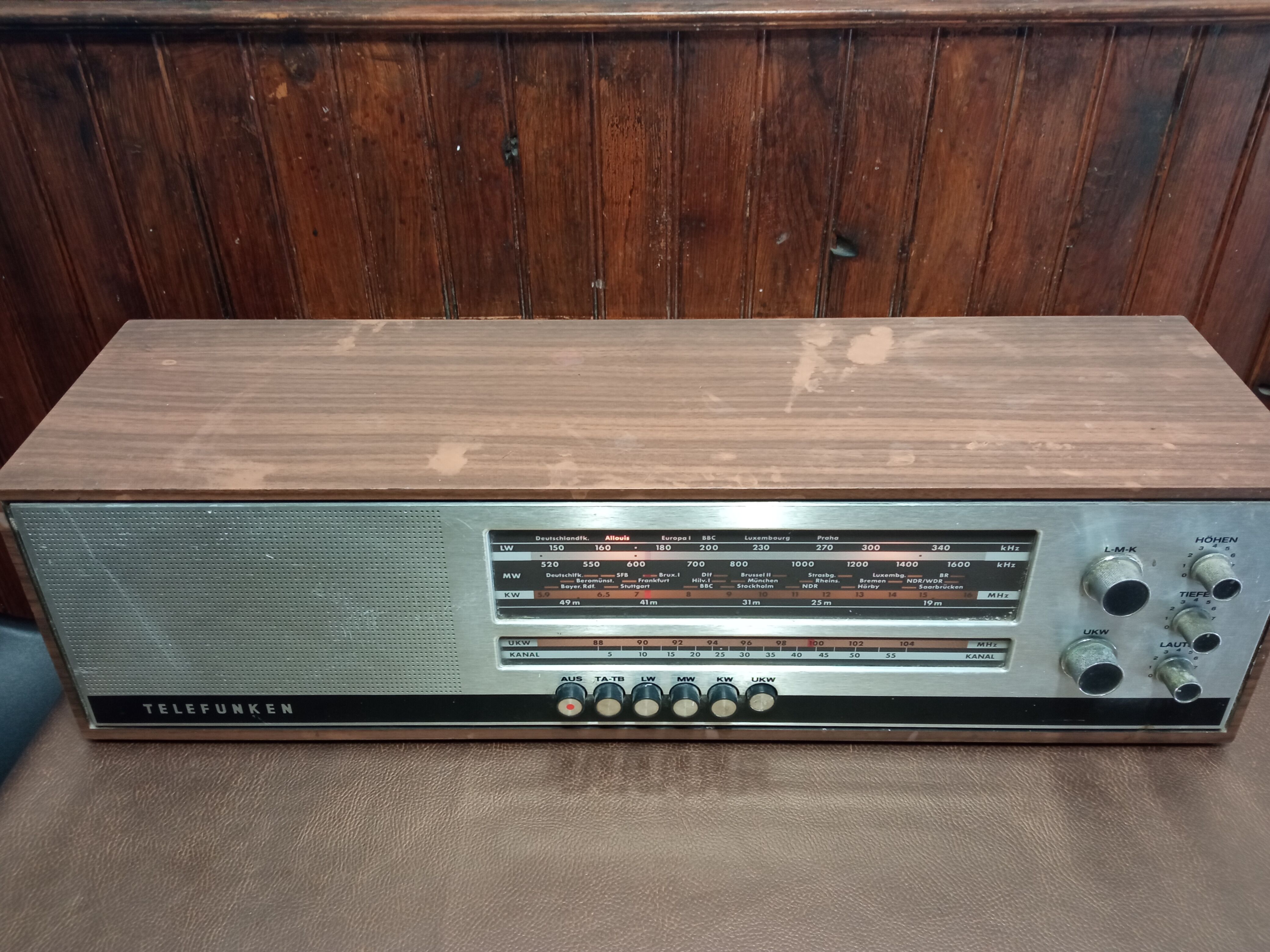 Amp tuner telefunken vintage model gavote 1691