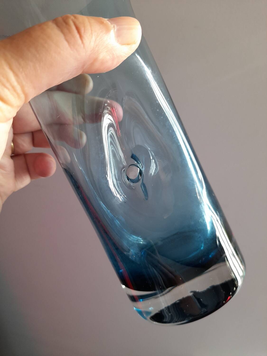 Scandinavian blown glass vase