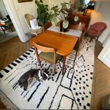 Tapis Azilal noir blanc 200*300 cm