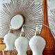 White opaline lamp
