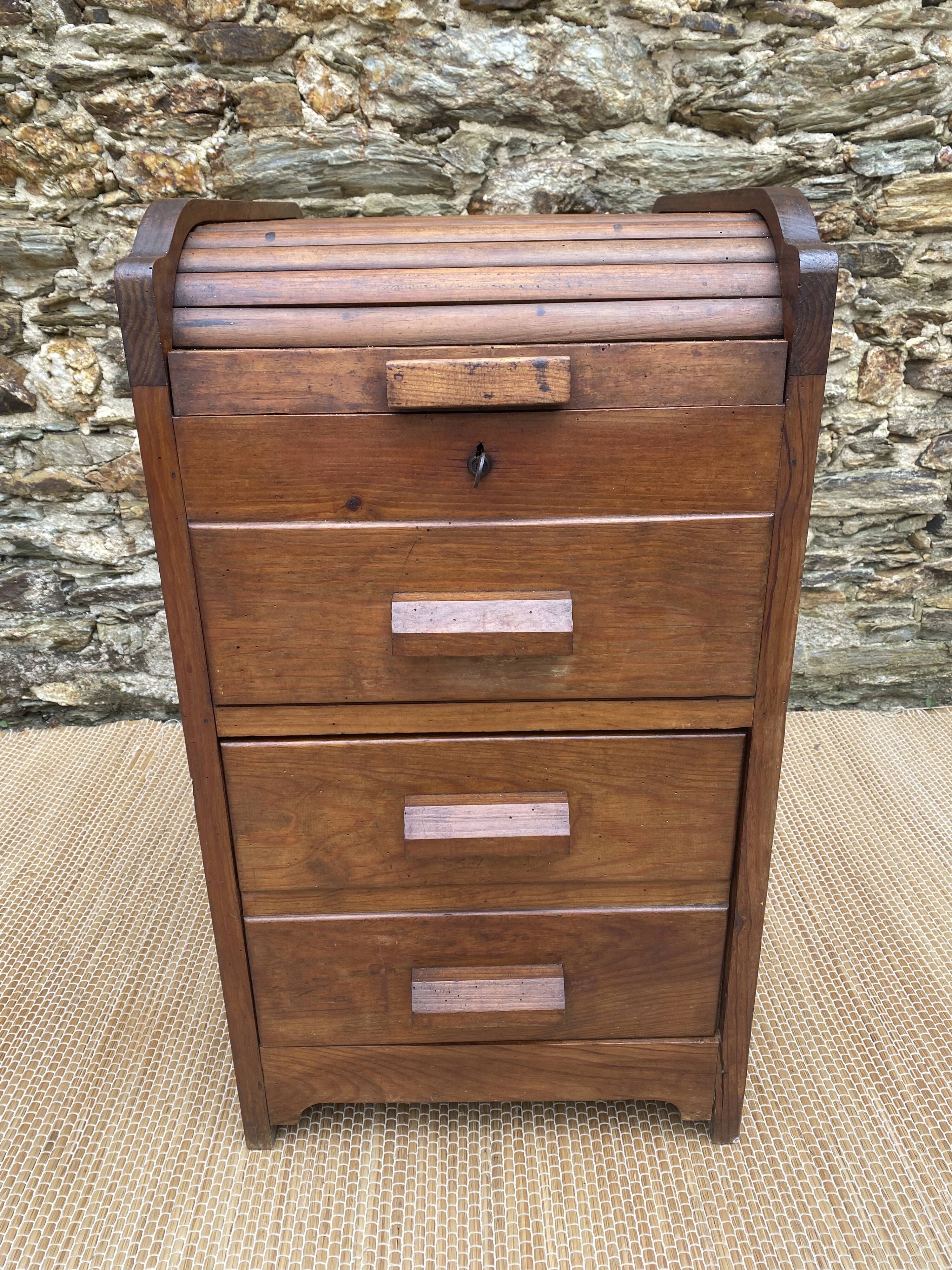 Office furniture, wooden sliding-door filing cabinet