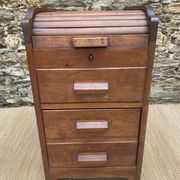 Office furniture, wooden sliding-door filing cabinet