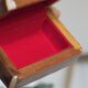 Old wooden box and mother-of-pearl
