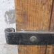 Old pine farm door