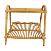 Porte revue rotin