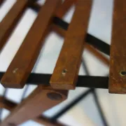 Folding Stool with Carry Handle, 1930-1940