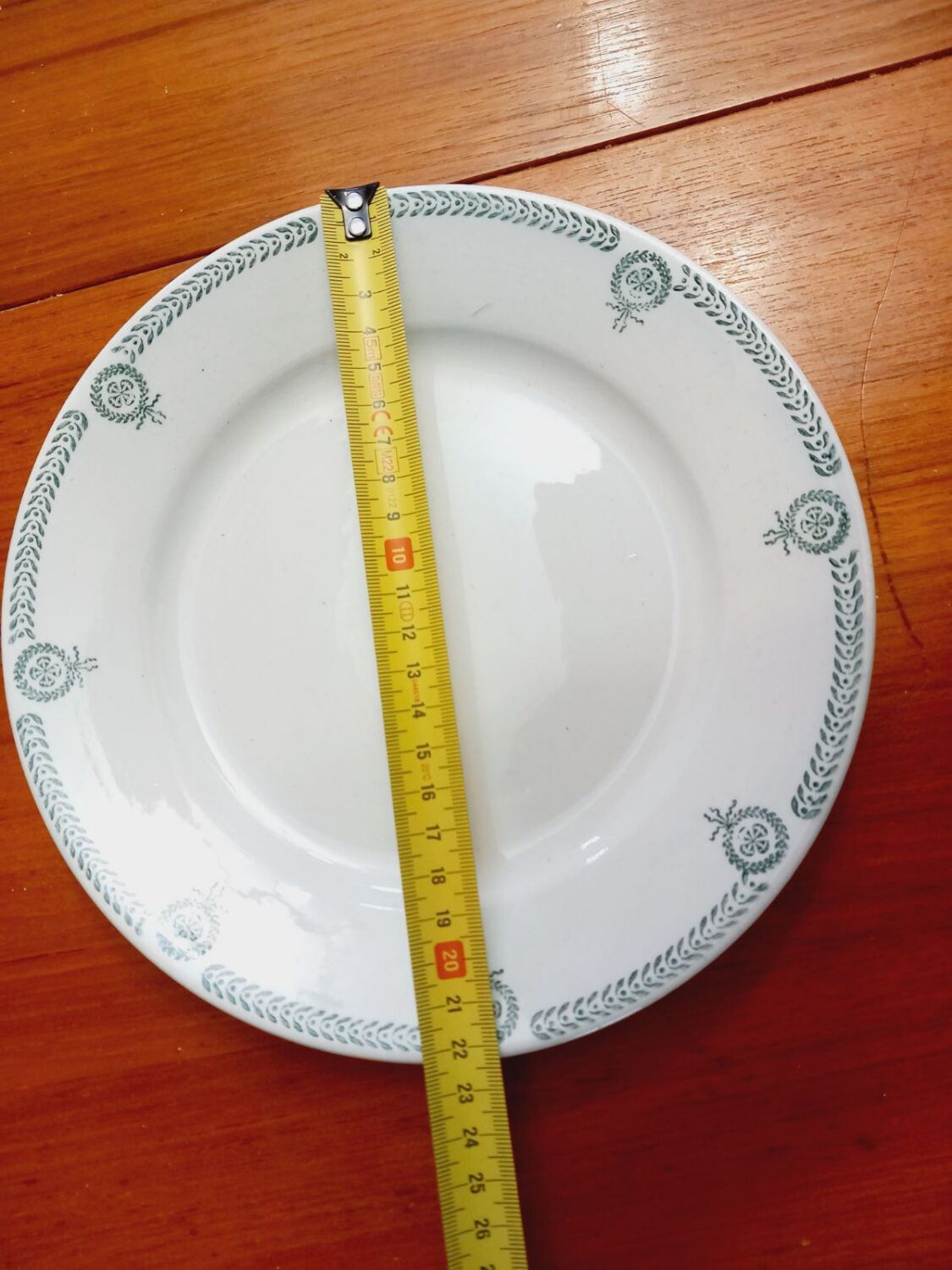Service of 16 plates in Castres earthenware