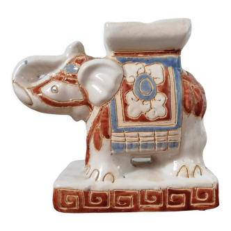 Ceramic elephant, beige