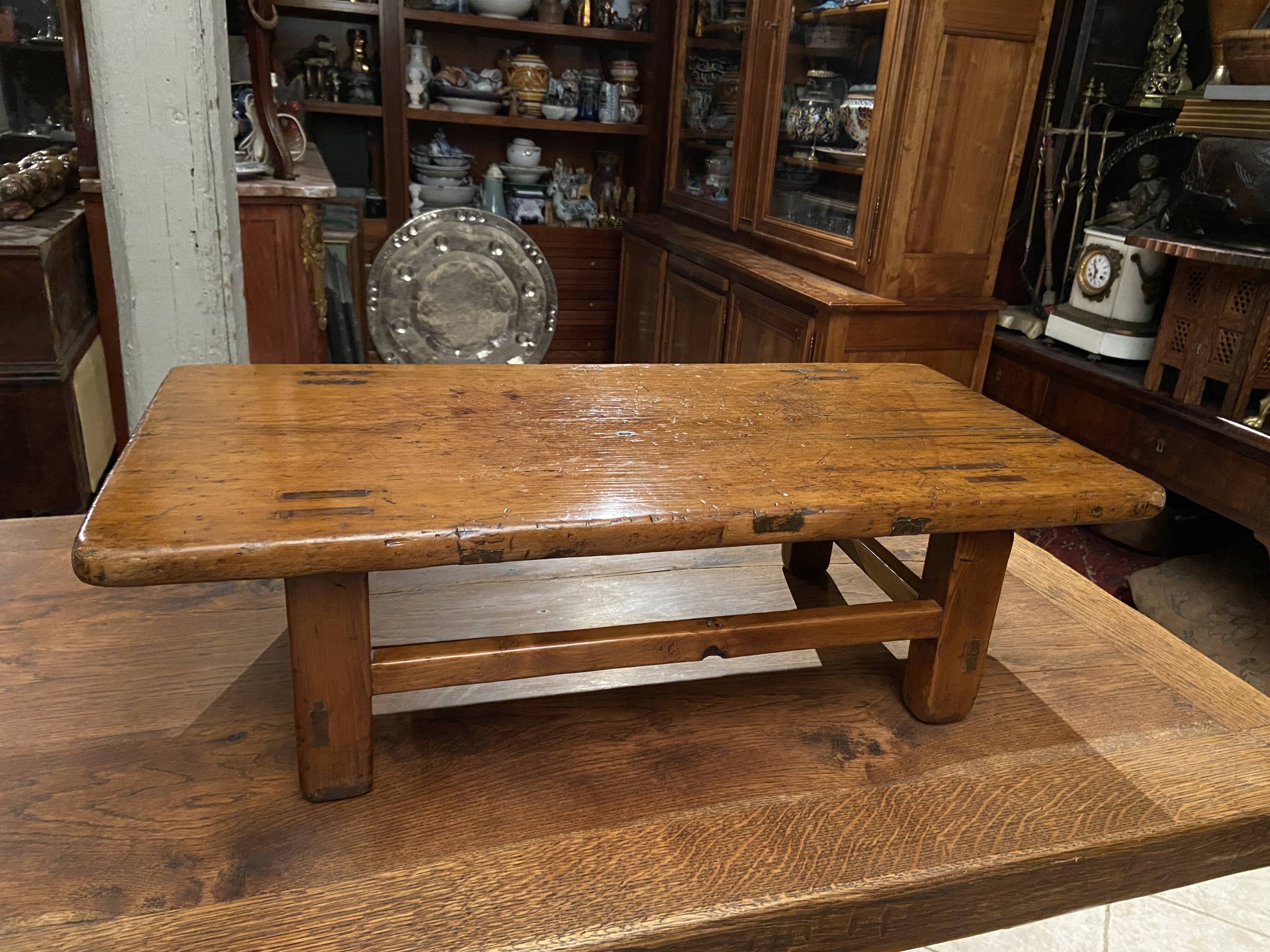 Tea table China, Japan nineteenth solid wood, Chabudai type
