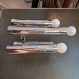 Sciolari chrome wall light with 3 lights