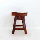 18th Century Spanish Chestnut Wood Side Table