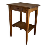 Solid wood side table