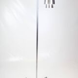 Floor Lamp Model 294 In Steel & Rosewood By Jo Hammerborg For Fog & Morup