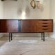 Enfilade moderniste vintage en teck