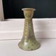 Hand candle holder stoneware