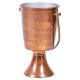 Art Deco Standing Champagne Cooler in Brass and Copper, France, 1920s